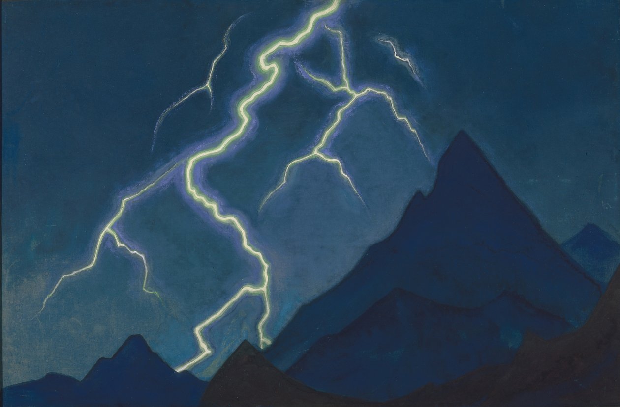 Cennetin Çağrısı. Yıldırım, 1935-1936 by Nikolai Konstantinowitsch Roerich