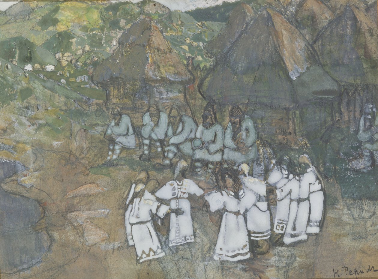 Çember Dansı, 1900