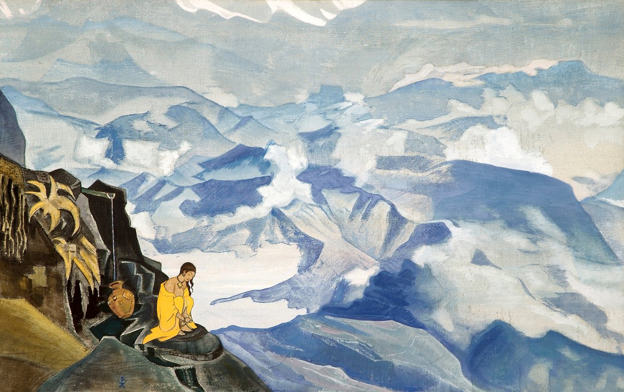 Hayat Damlaları, 1924. by Nikolai Konstantinowitsch Roerich