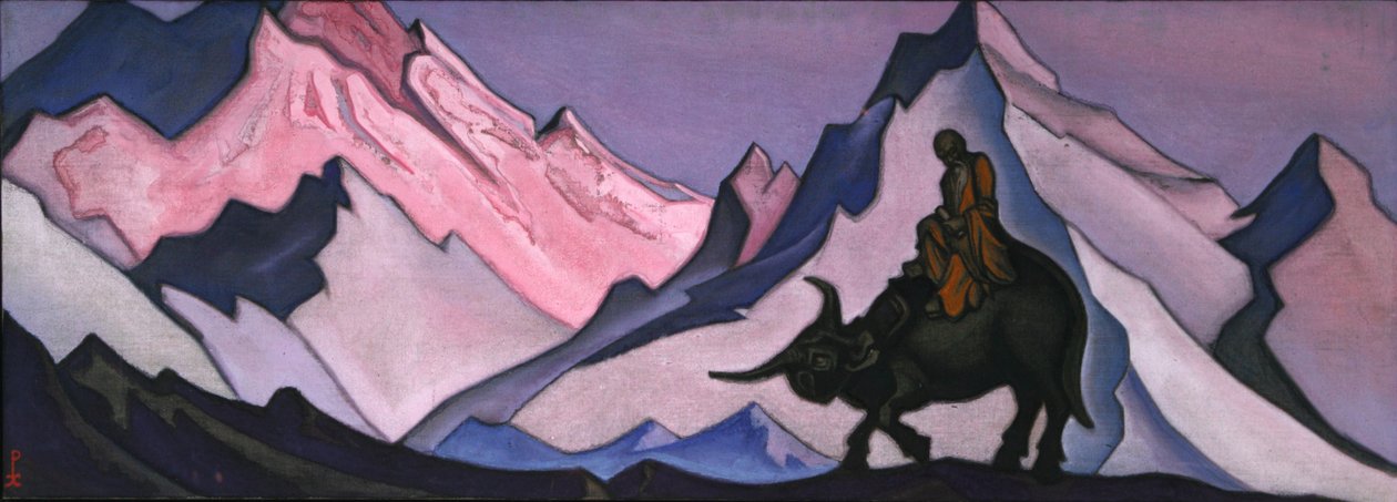 Lao karakterleri, 1943 by Nikolai Konstantinowitsch Roerich