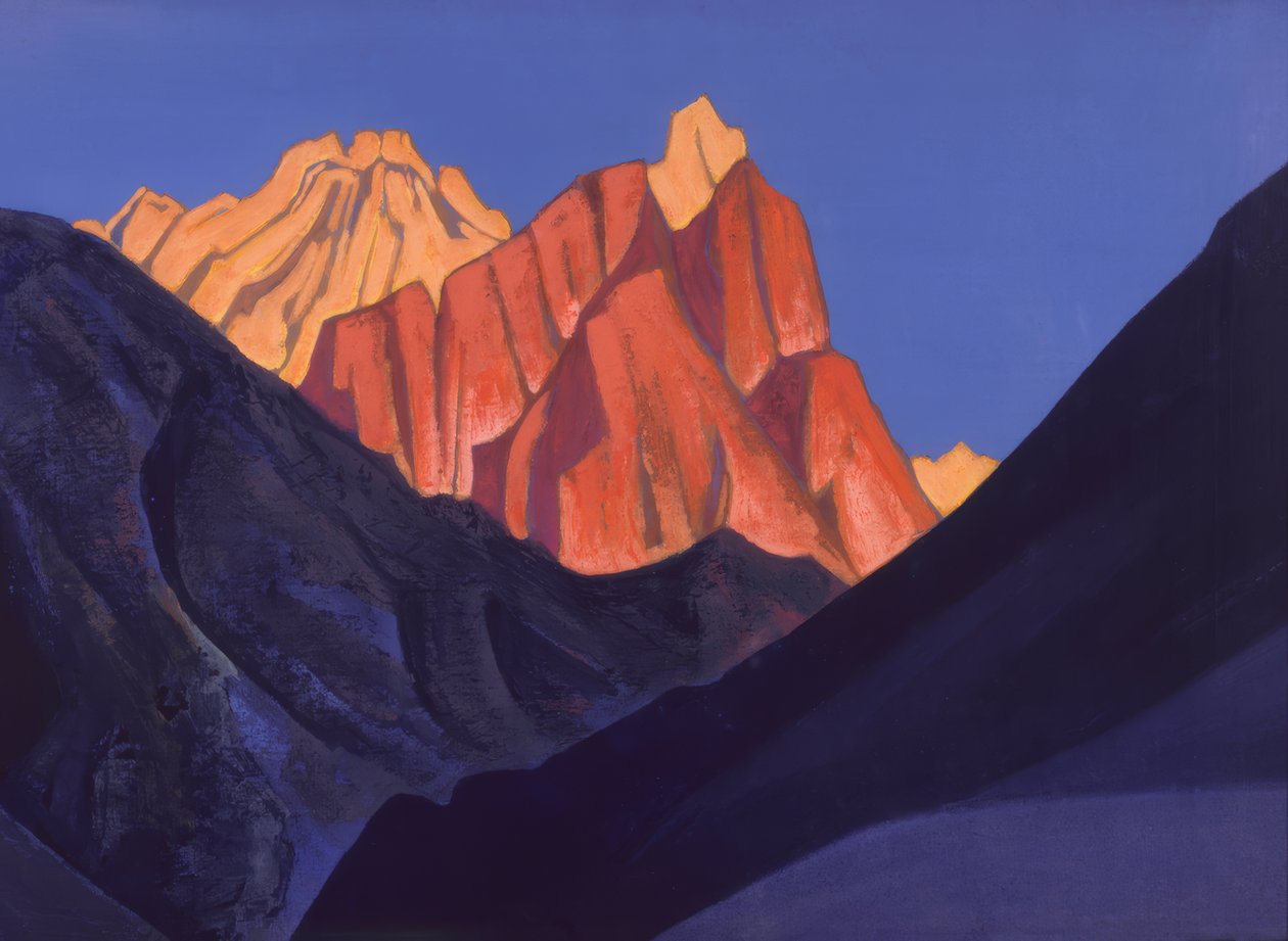 NK Roerich, Himalaya by Nikolai Konstantinowitsch Roerich