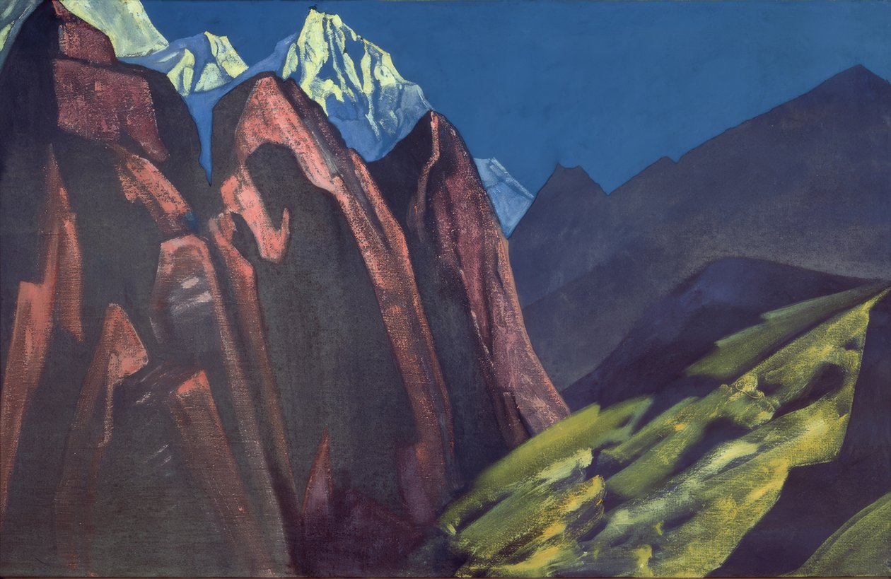N.K. Roerich, Ustanın Gölgesi by Nikolai Konstantinowitsch Roerich