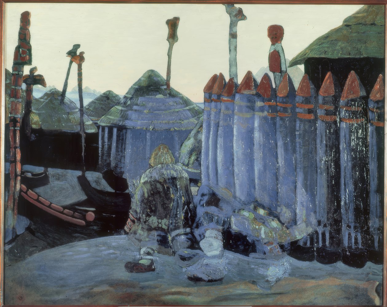 NK Roerich, Pagan Tapınağı by Nikolai Konstantinowitsch Roerich