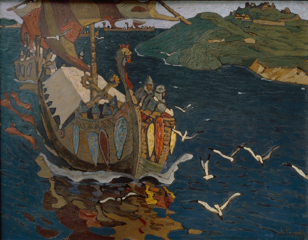 Yurtdışı Misafirler, 1902 by Nikolai Konstantinowitsch Roerich