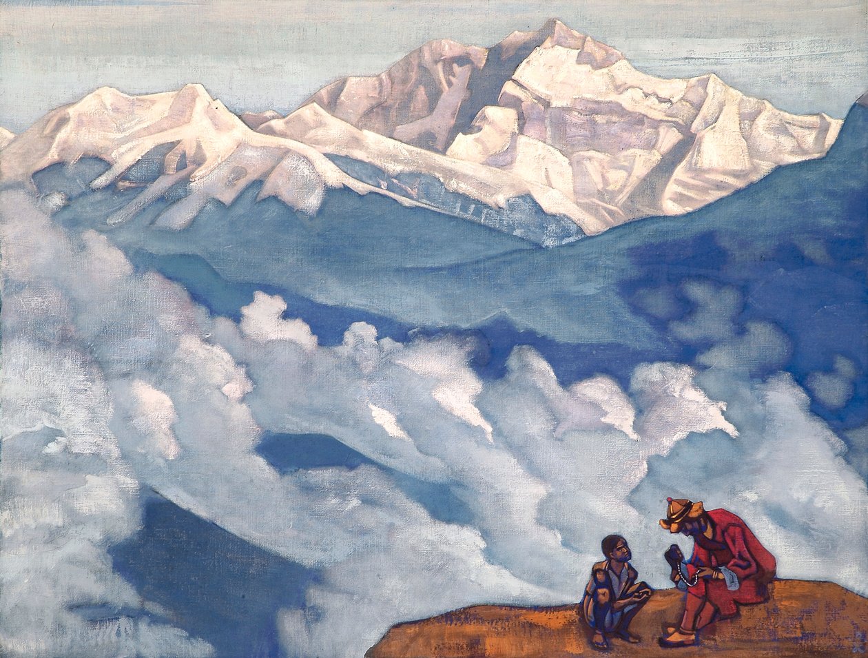 Aramanın İncisi, 1924. by Nikolai Konstantinowitsch Roerich