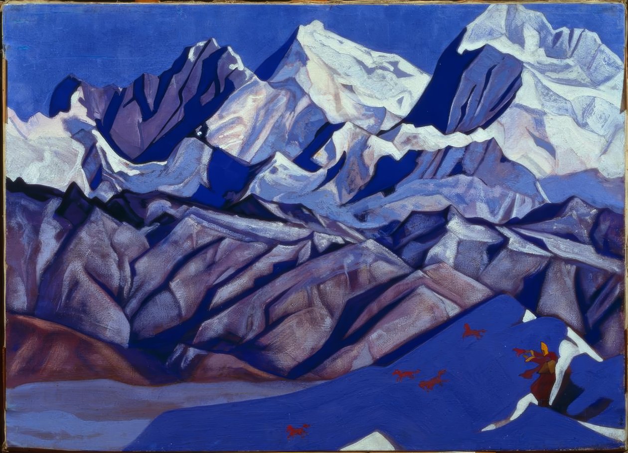 kırmızı atlar by Nikolai Konstantinowitsch Roerich