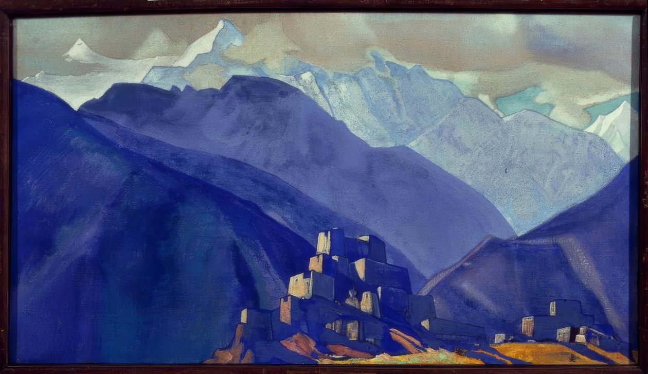 Boğulmuş. Dağlardaki manastır by Nikolai Konstantinowitsch Roerich