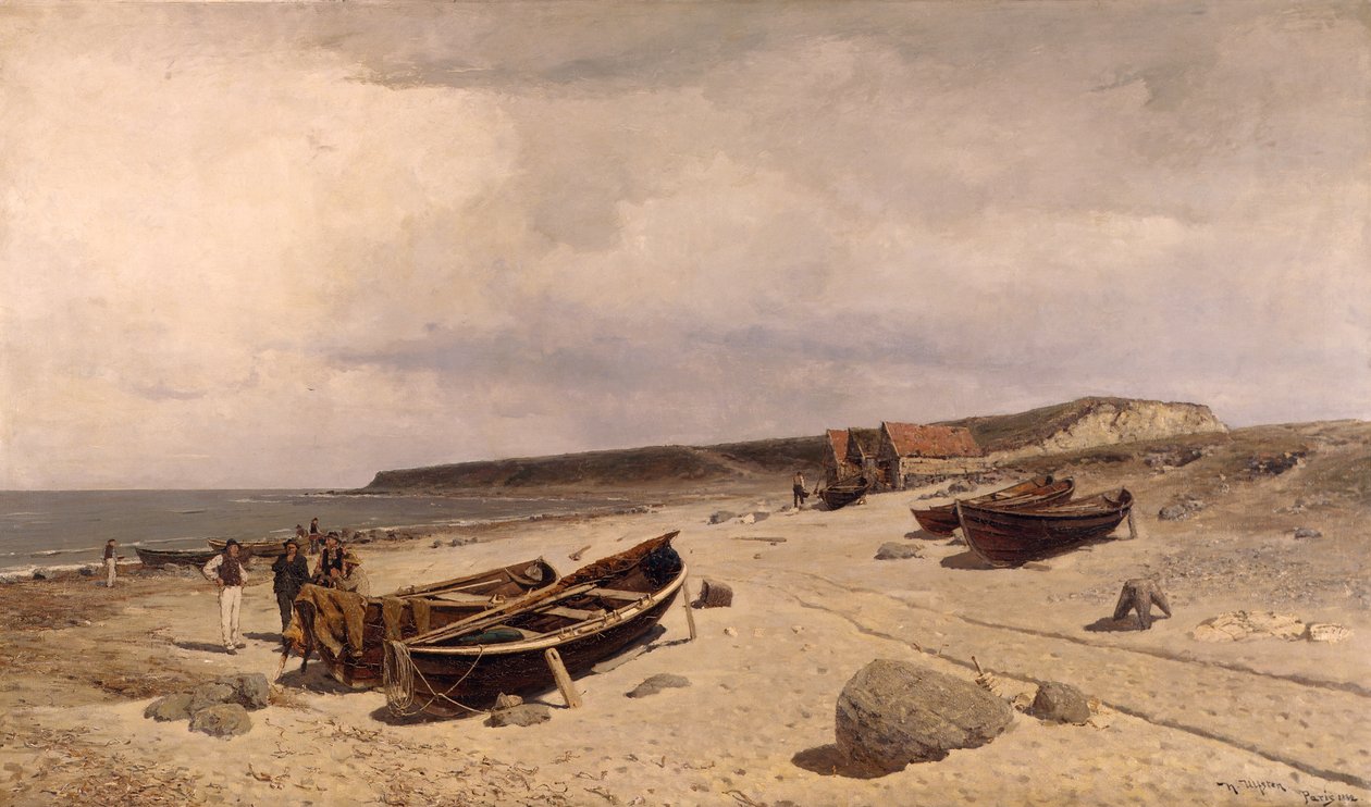 Jæren#39;den Plajın Bir Parçası by Nikolai Martin Ulfsten