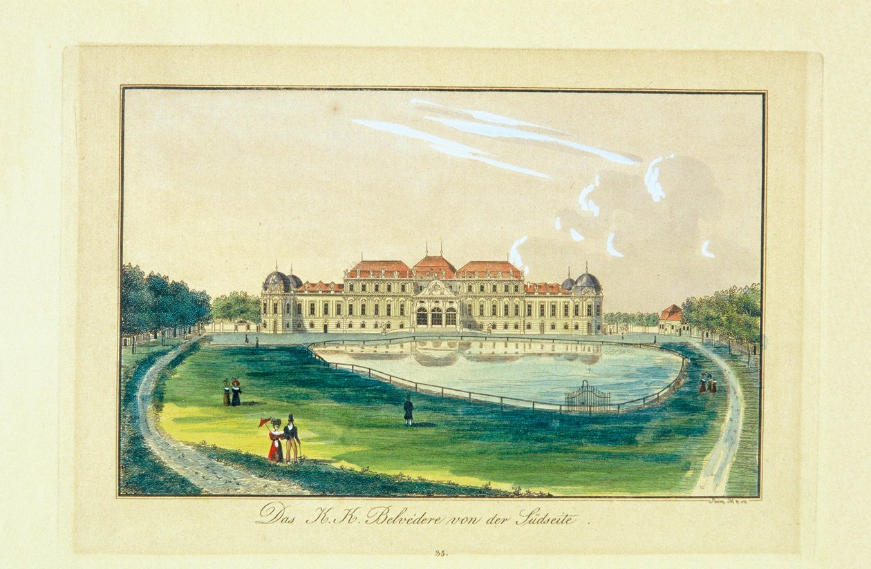 güneyden Yukarı Belvedere by Nikolaus Reim
