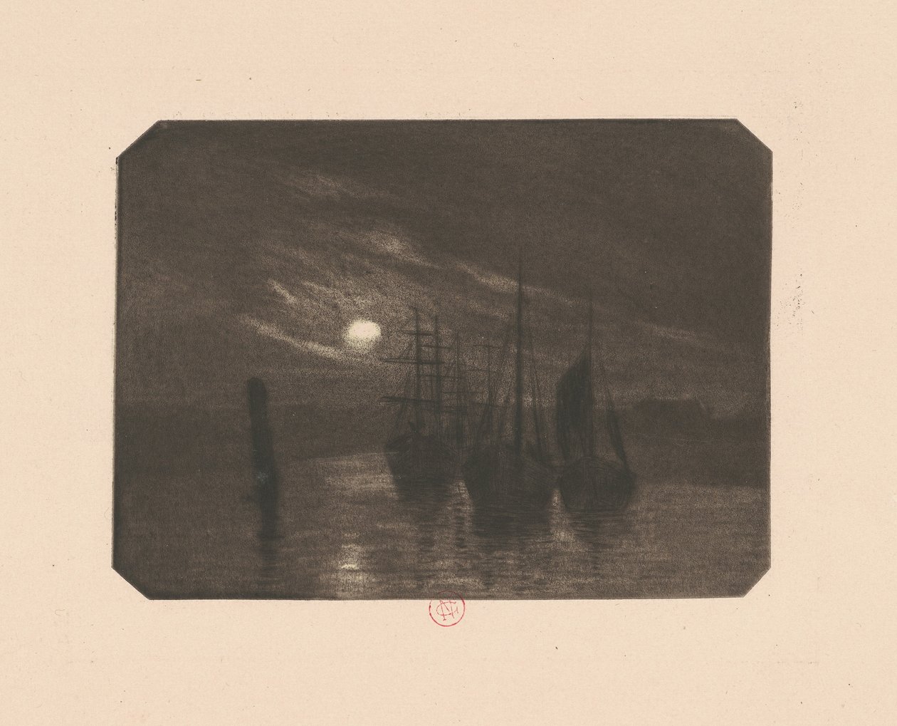 Mehtaplı Bir Liman by Norbert Goeneutte