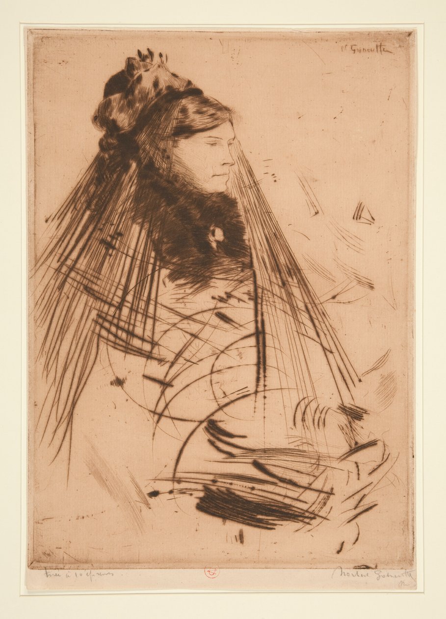 yas tutan bayan by Norbert Goeneutte