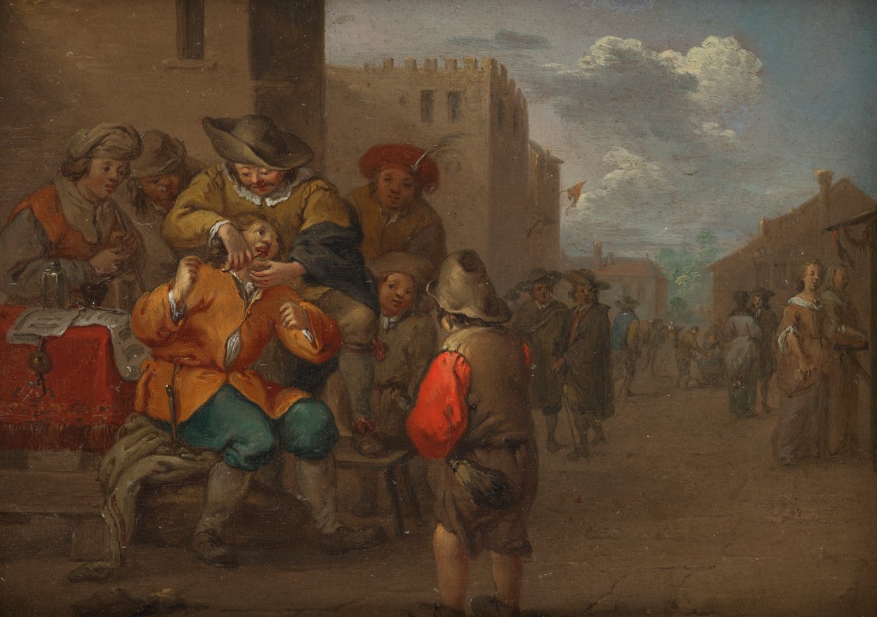 Köy meydanında diş hekimi by Norbert Grund