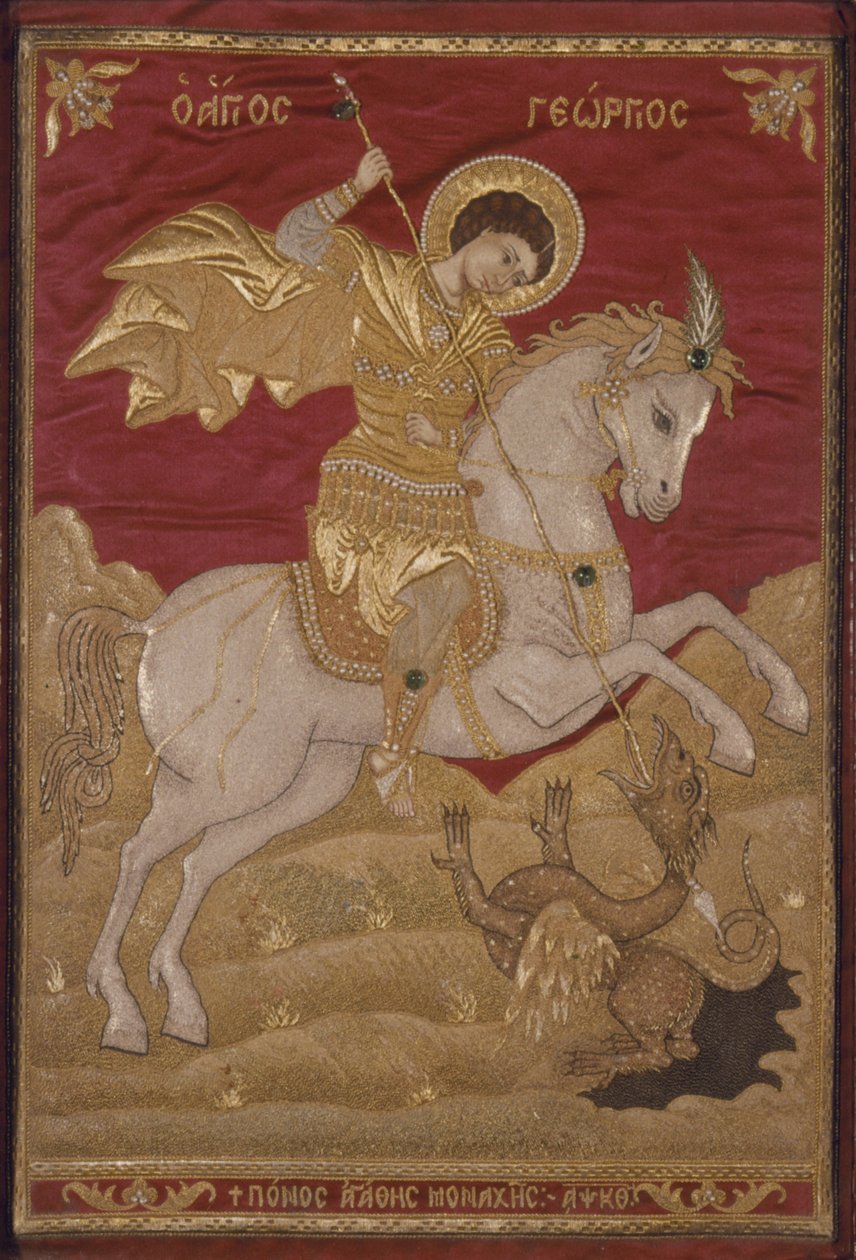 Ejderha avcısı Aziz George by Nun Agathe