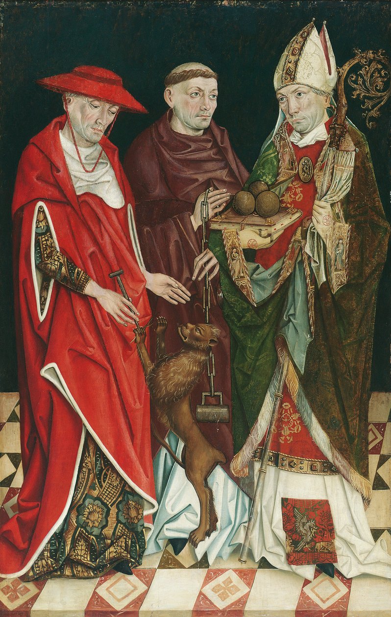 cehennem Jerome, Leonard ve Nicholas by Oberösterreichischer Maler