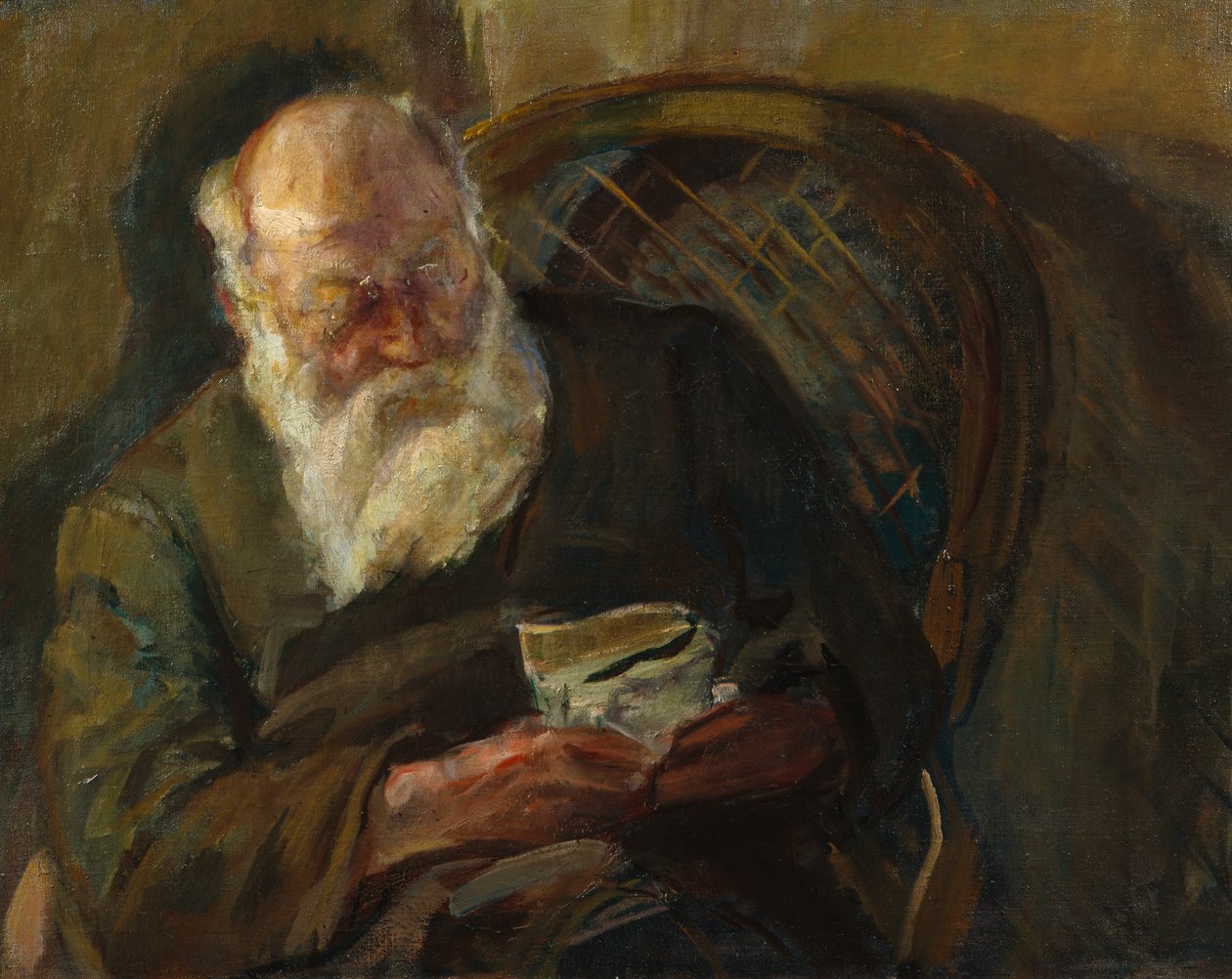 Christian Krohg, 1920 civarı (resim) by Oda Krohg