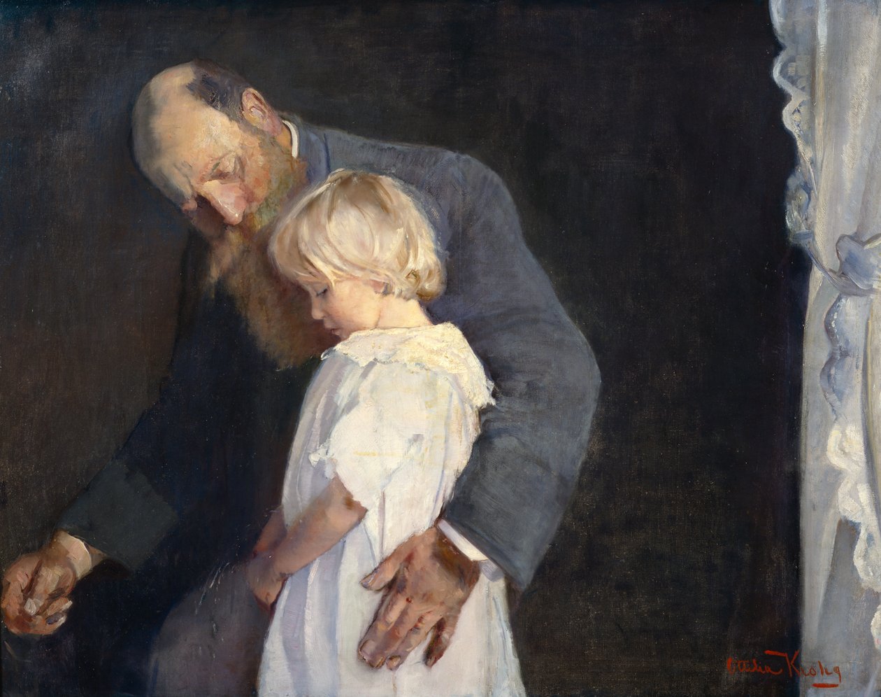 Zavallı küçük (Christian Krohg ve Nana) by Oda Krohg