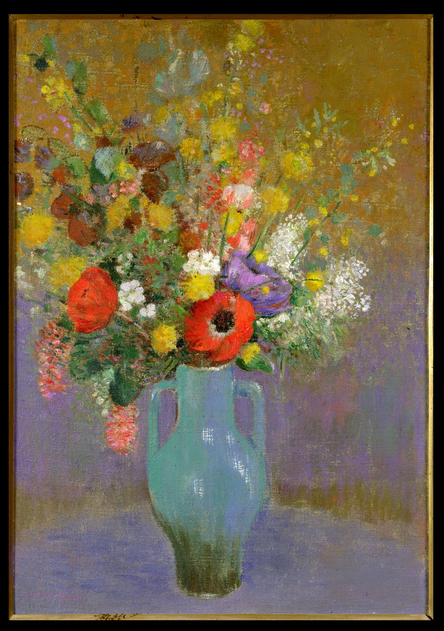 Kır Çiçekleri Buketi, c.1900 by Odilon Redon