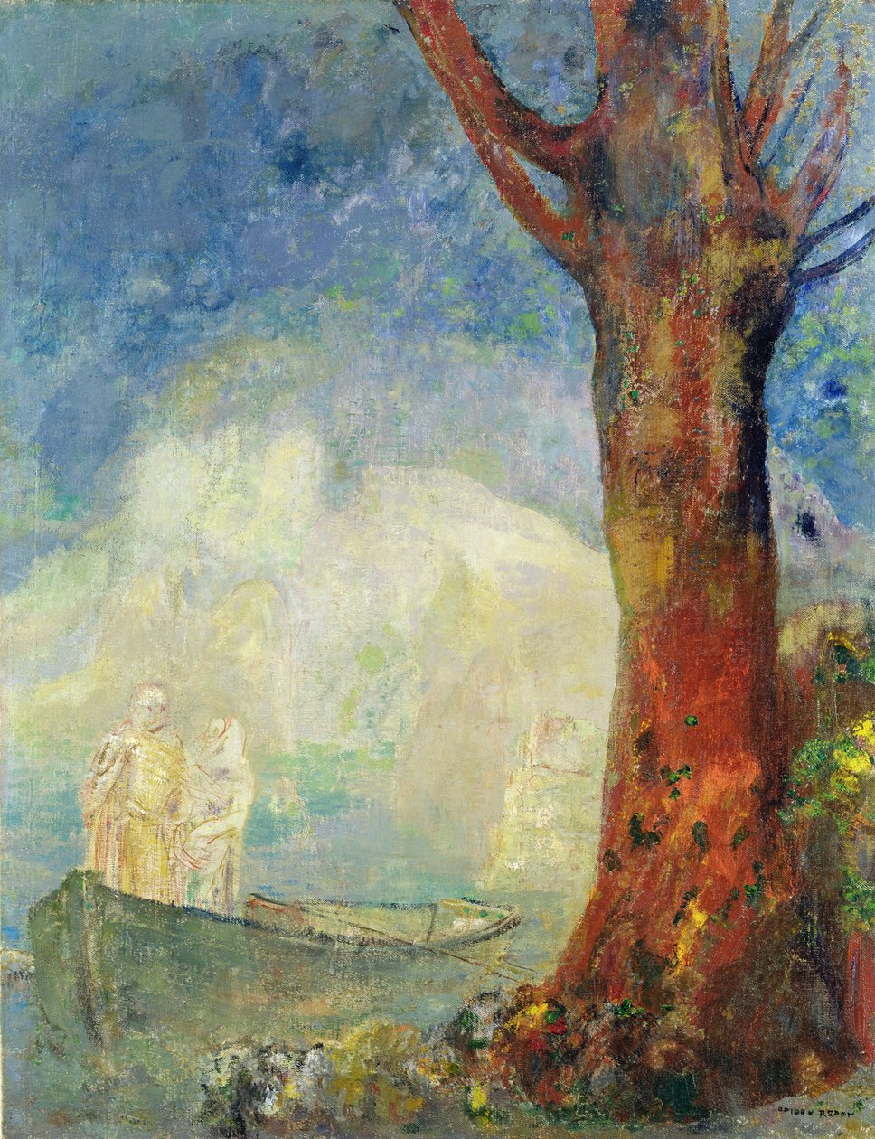 Barque, c.1900 by Odilon Redon