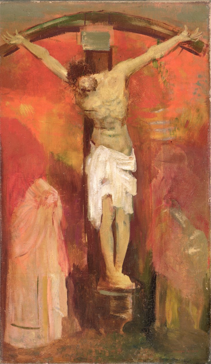 ಶಿಲುಬೆಗೇರಿಸುವಿಕೆ, c.1904turk by Odilon Redon