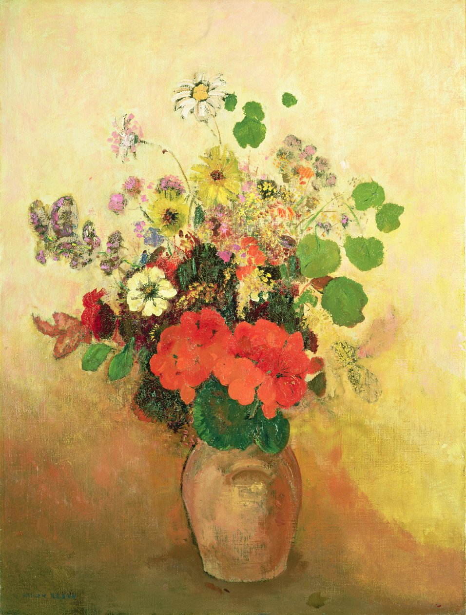 Çiçek Vazosu, c.1908-10 by Odilon Redon