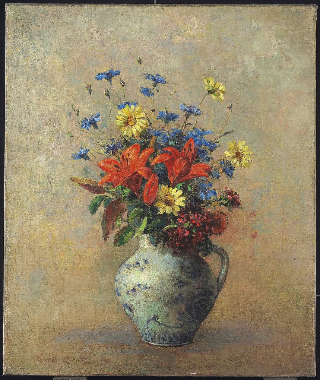 Çiçek Vazosu, c.1915 by Odilon Redon