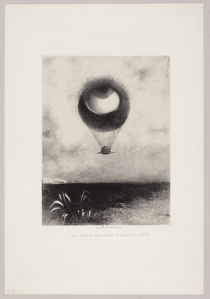Bir Edgar Poe by Odilon Redon
