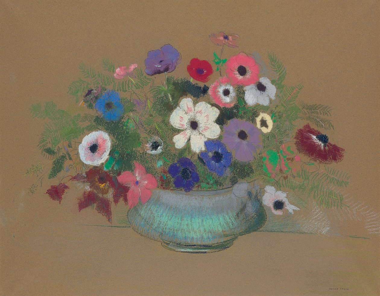 anemon by Odilon Redon