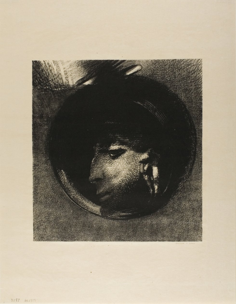 kulak hücresi by Odilon Redon