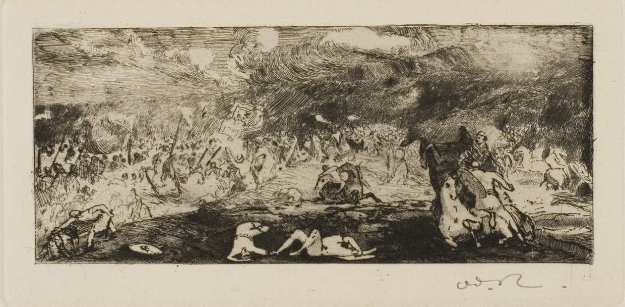 Savaş by Odilon Redon