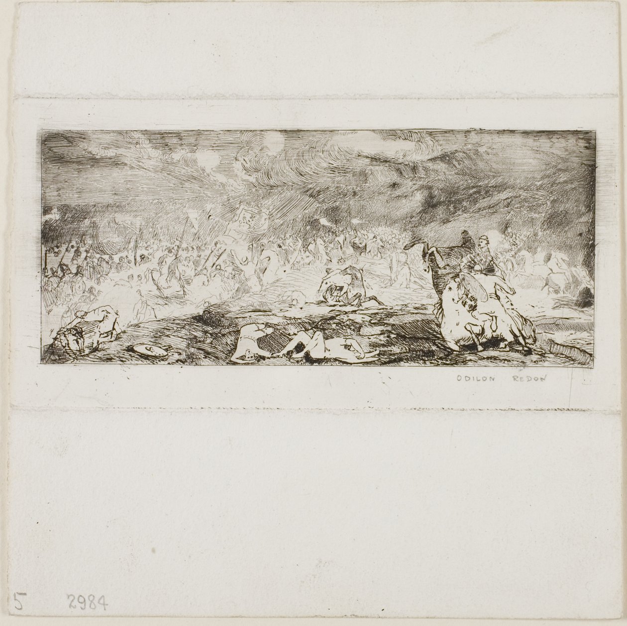 Savaş by Odilon Redon