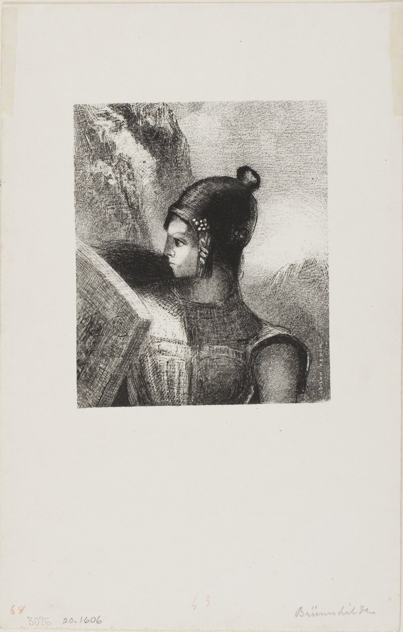 Brunnhilde by Odilon Redon
