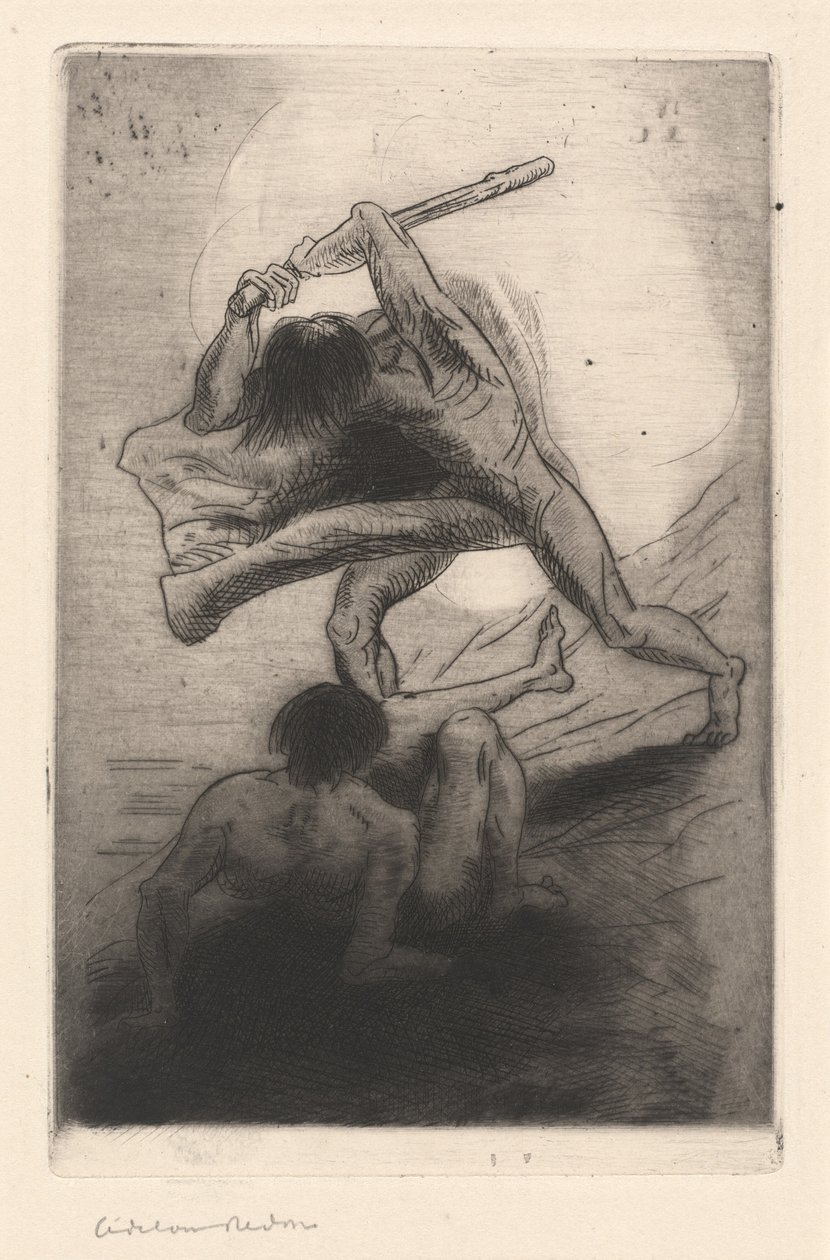 Kabil ve Habil by Odilon Redon