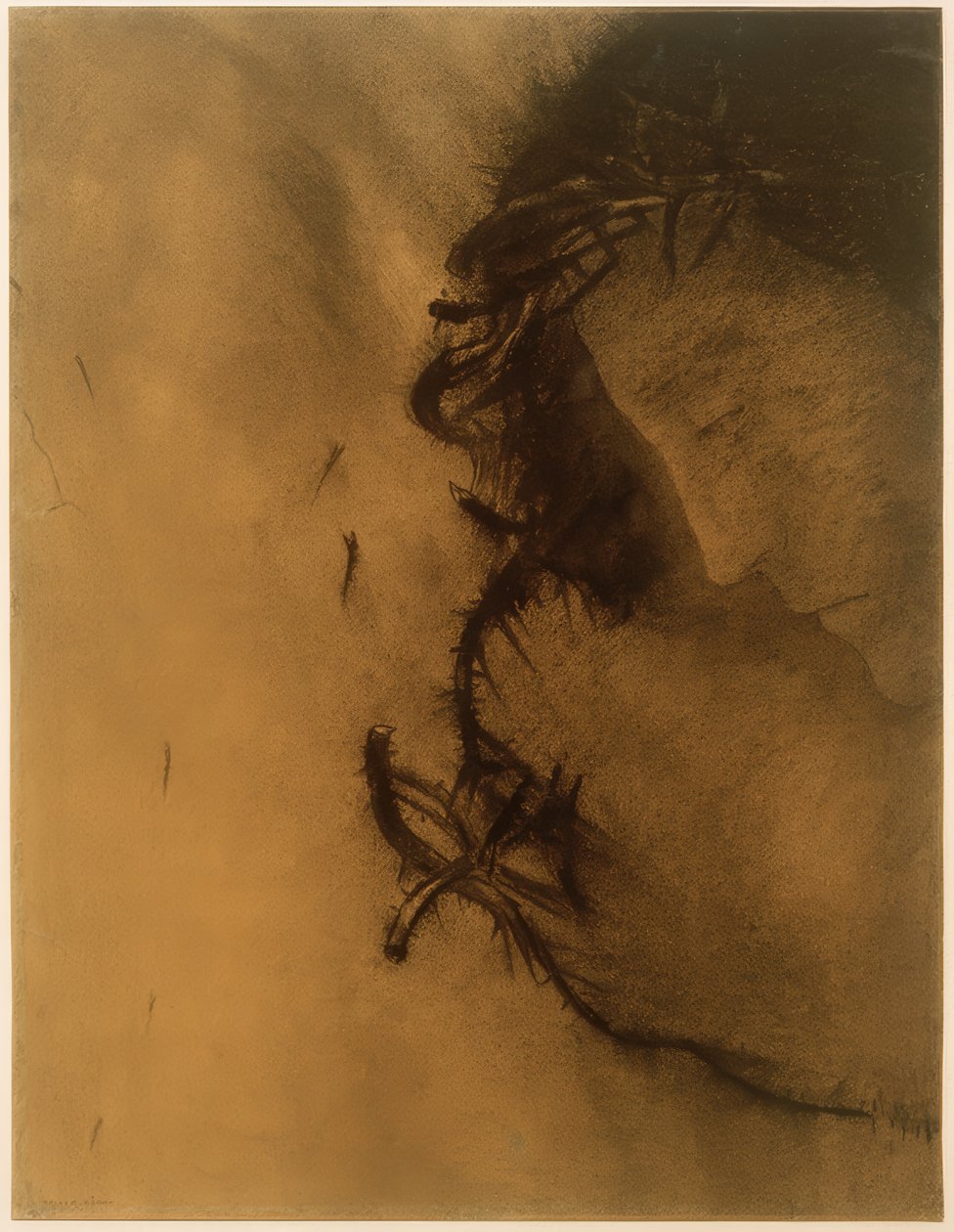 İsa (Dikenli Taç) by Odilon Redon