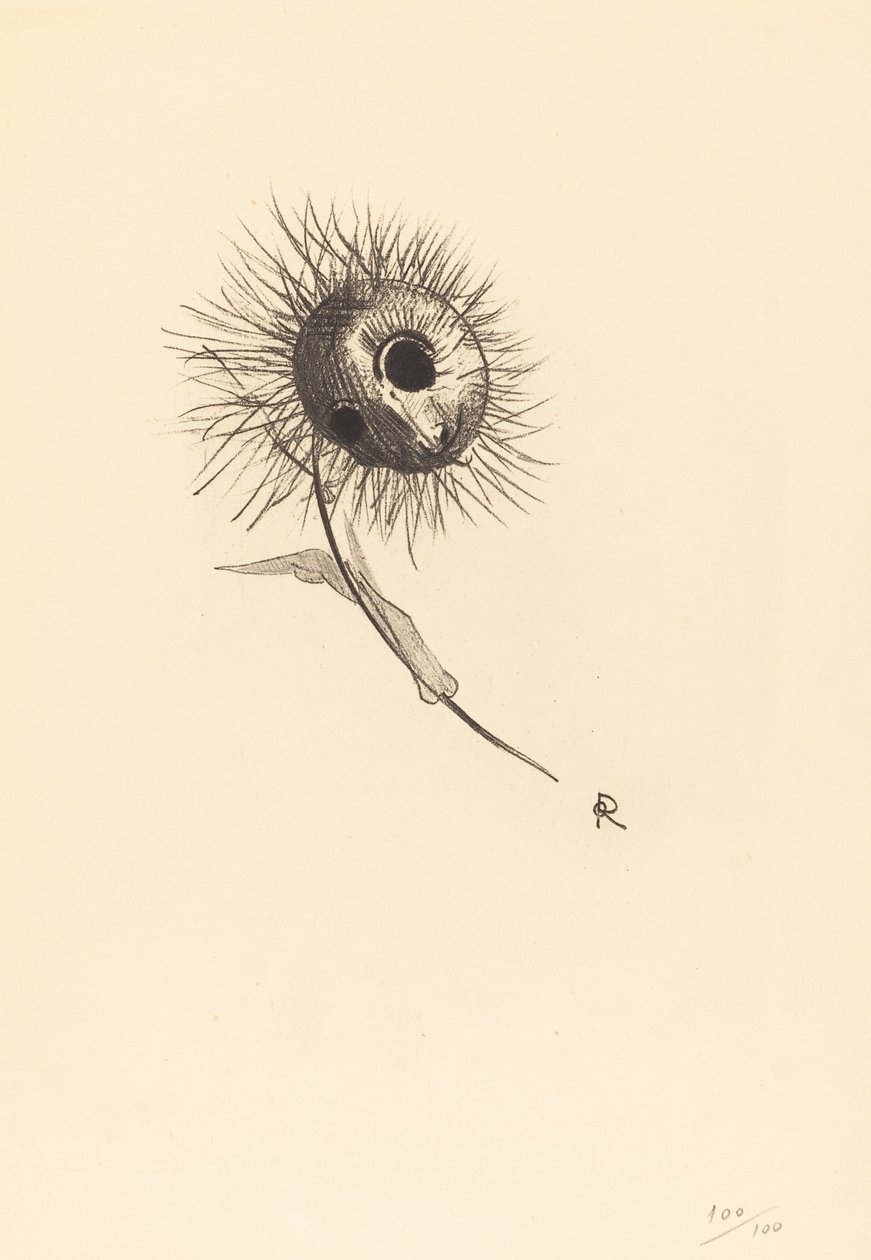 çıkmaz lamba by Odilon Redon