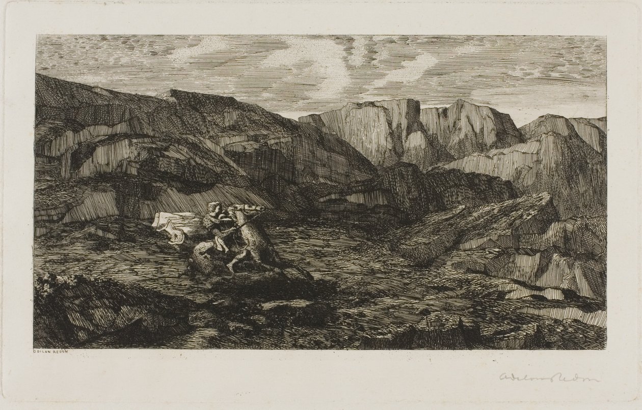 Korkmak by Odilon Redon