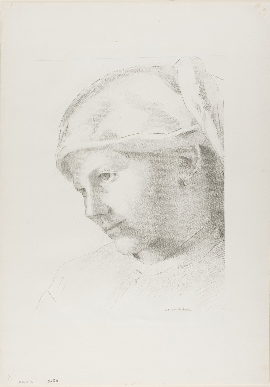 Kız by Odilon Redon