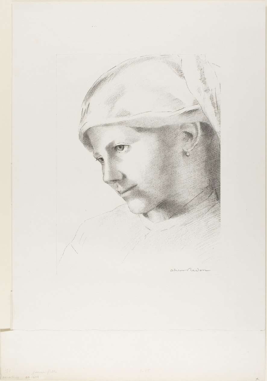 Kız by Odilon Redon