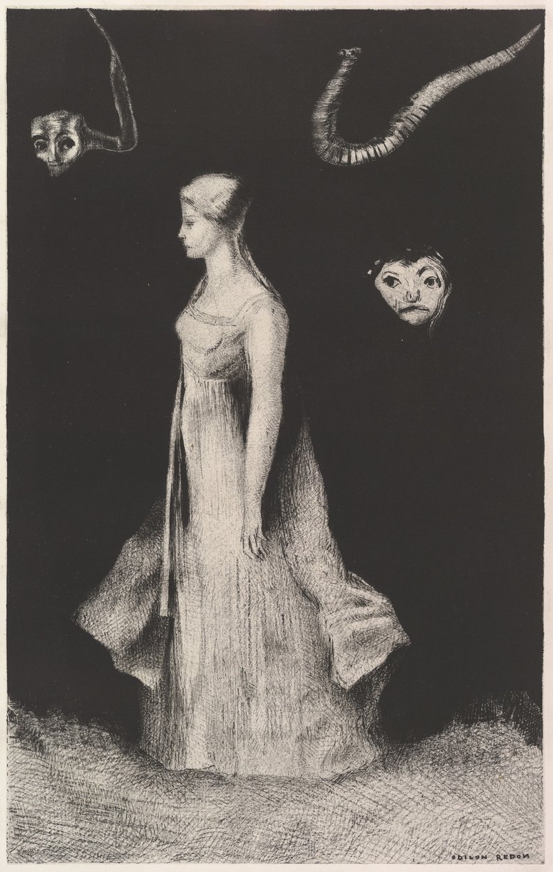 Perili, 1893-94. by Odilon Redon