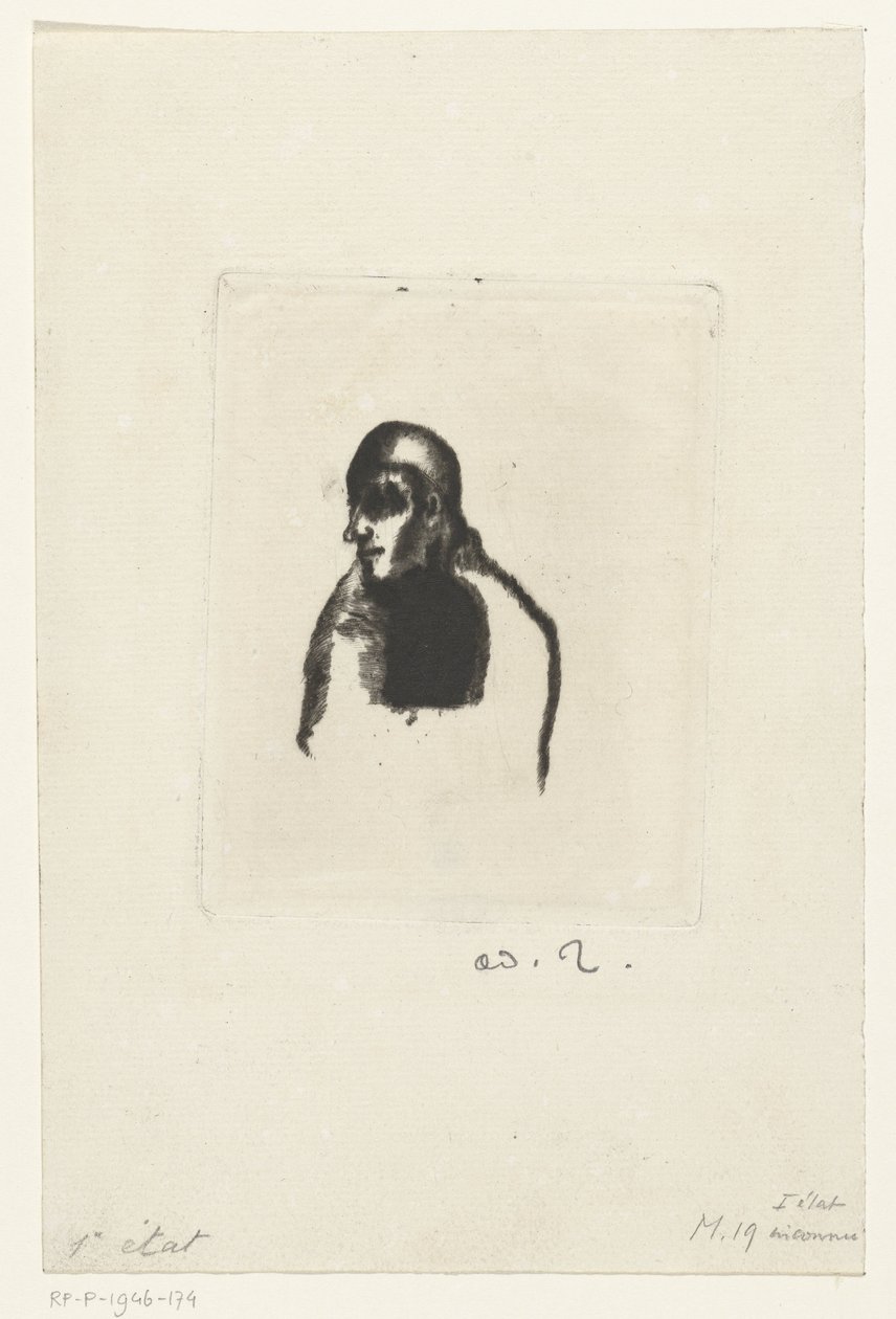 Kleine prelat küçük başrahip by Odilon Redon