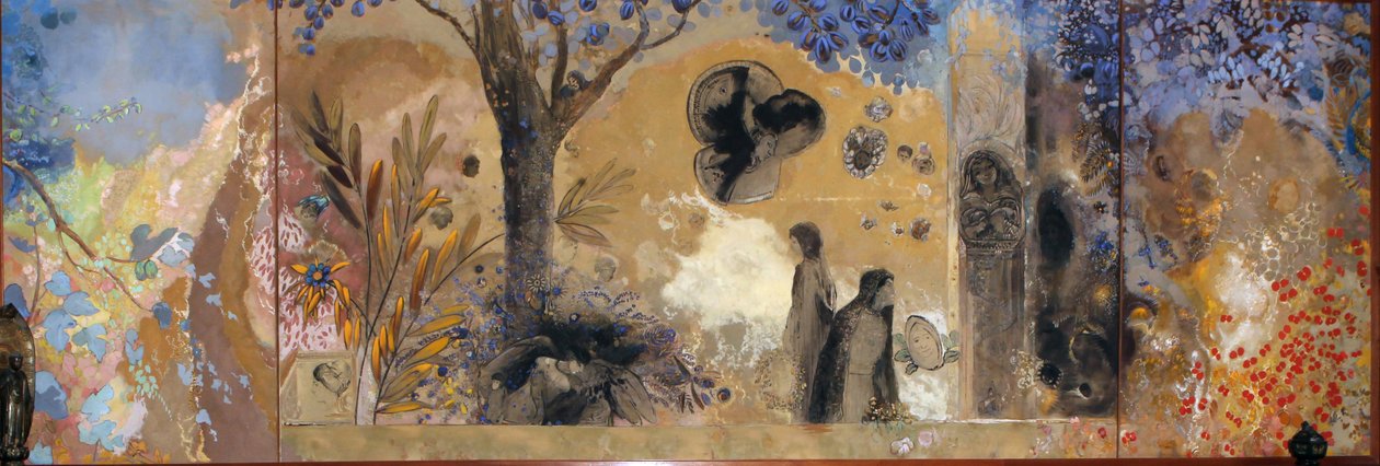 Gece, 1910-1911. by Odilon Redon