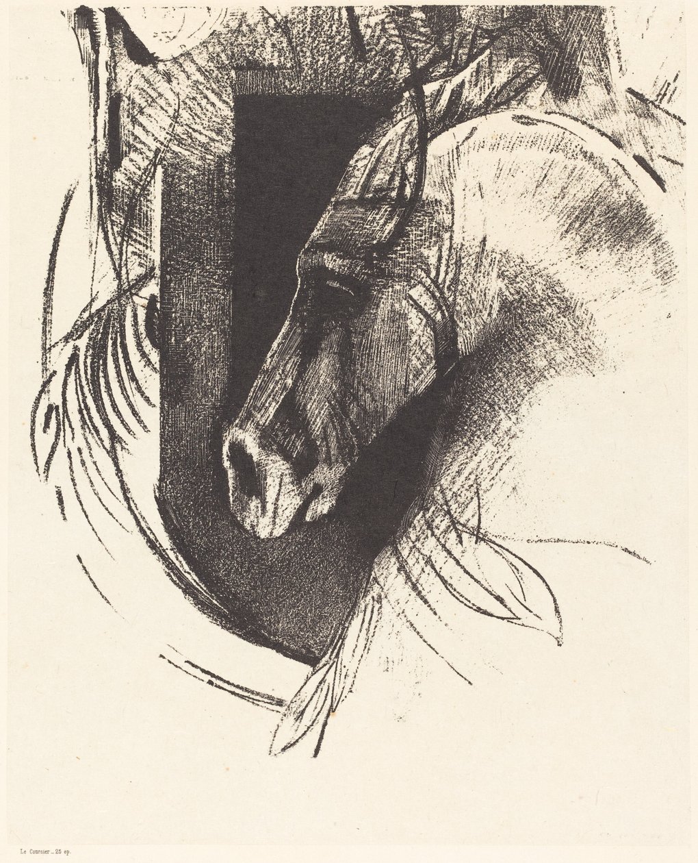 Kurye (Yarış Atı) by Odilon Redon