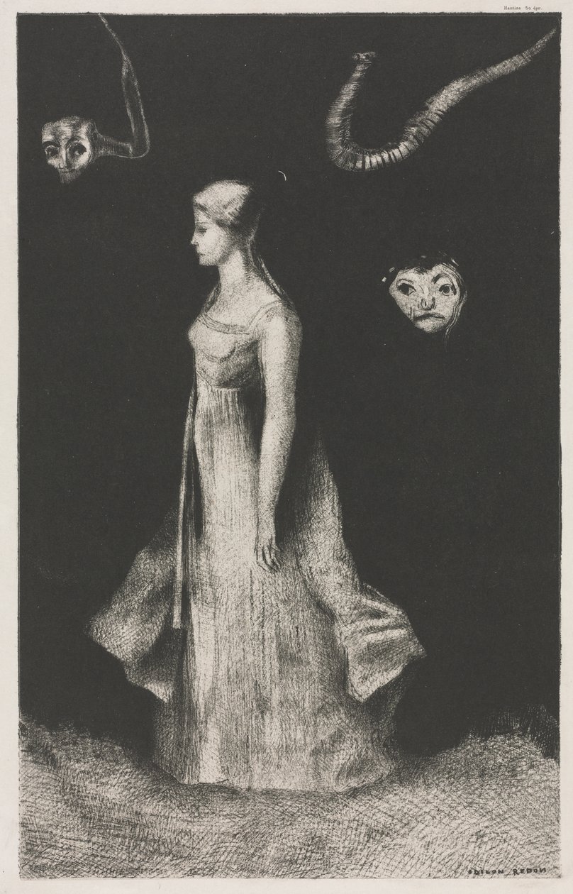 takıntı by Odilon Redon