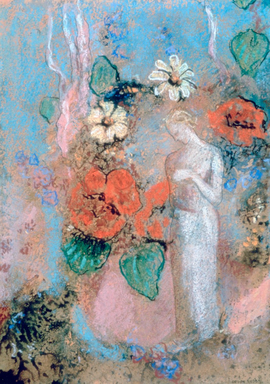 Pandora, c1860-1916 by Odilon Redon