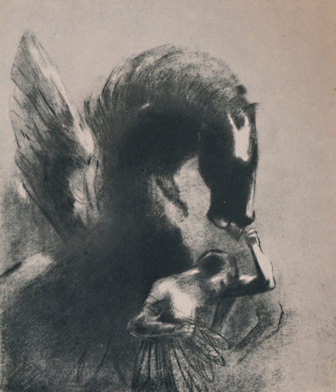 Pegasus Tutsağı, 1889, 1946. by Odilon Redon