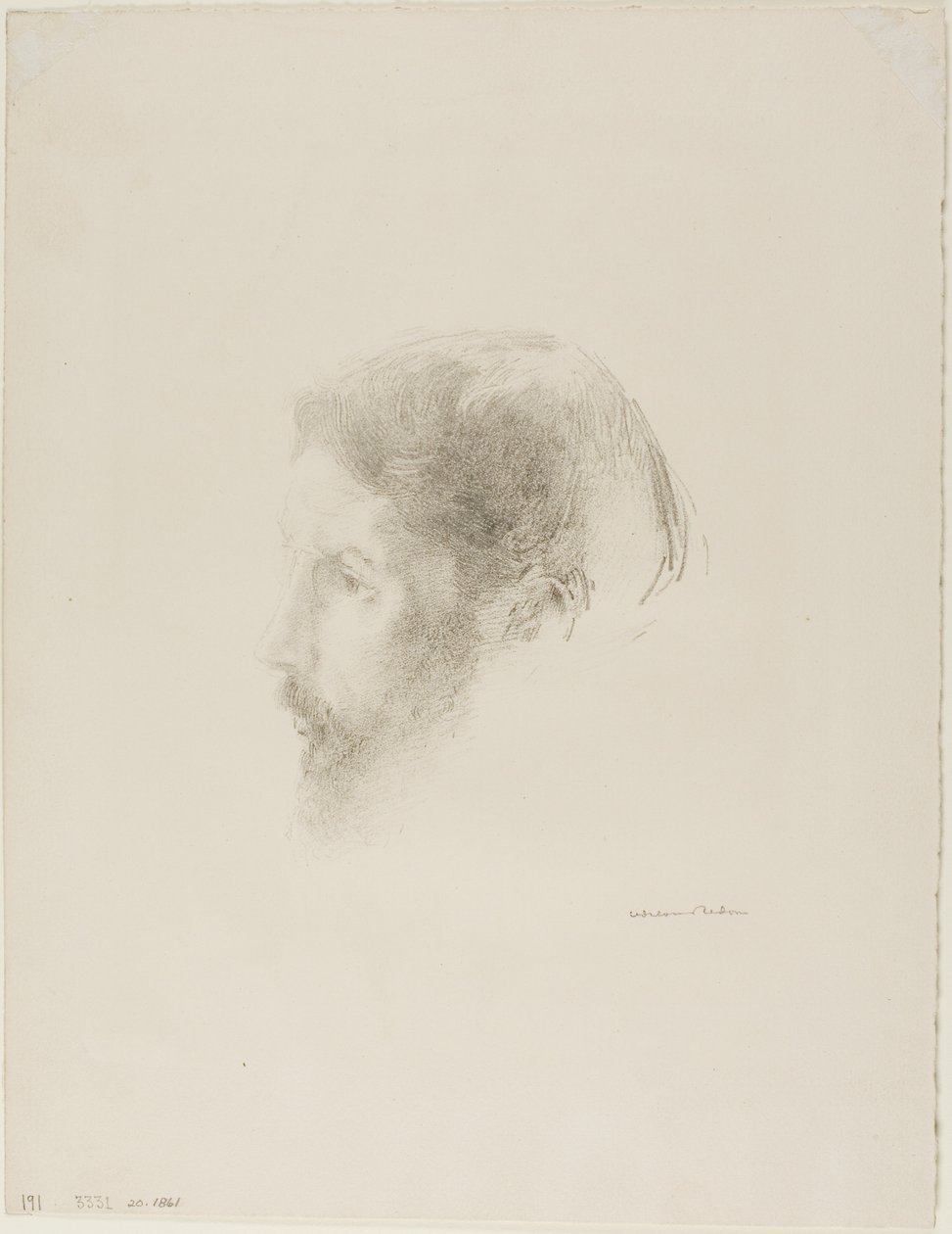 Pierre Bonnard by Odilon Redon