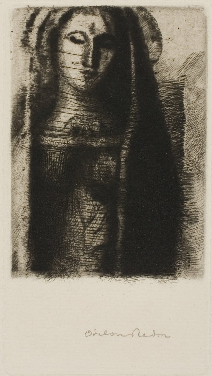 Prenses Maleine (Küçük Madonna) by Odilon Redon