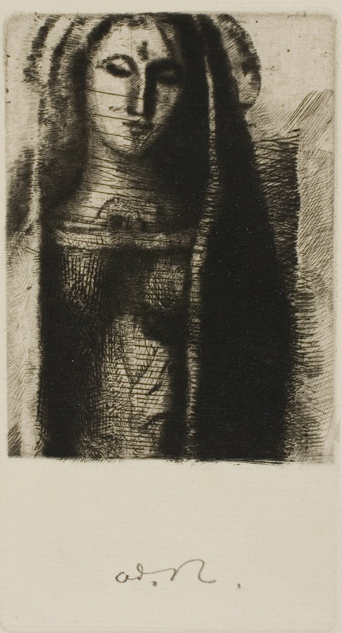 Prenses Maleine (Küçük Madonna) by Odilon Redon