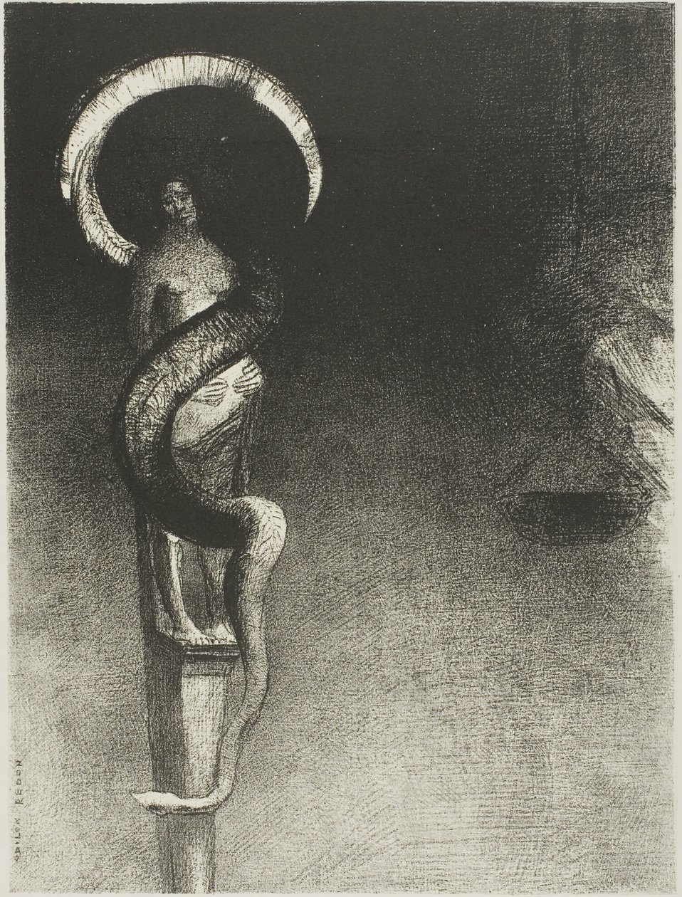 Yılan-Halo by Odilon Redon