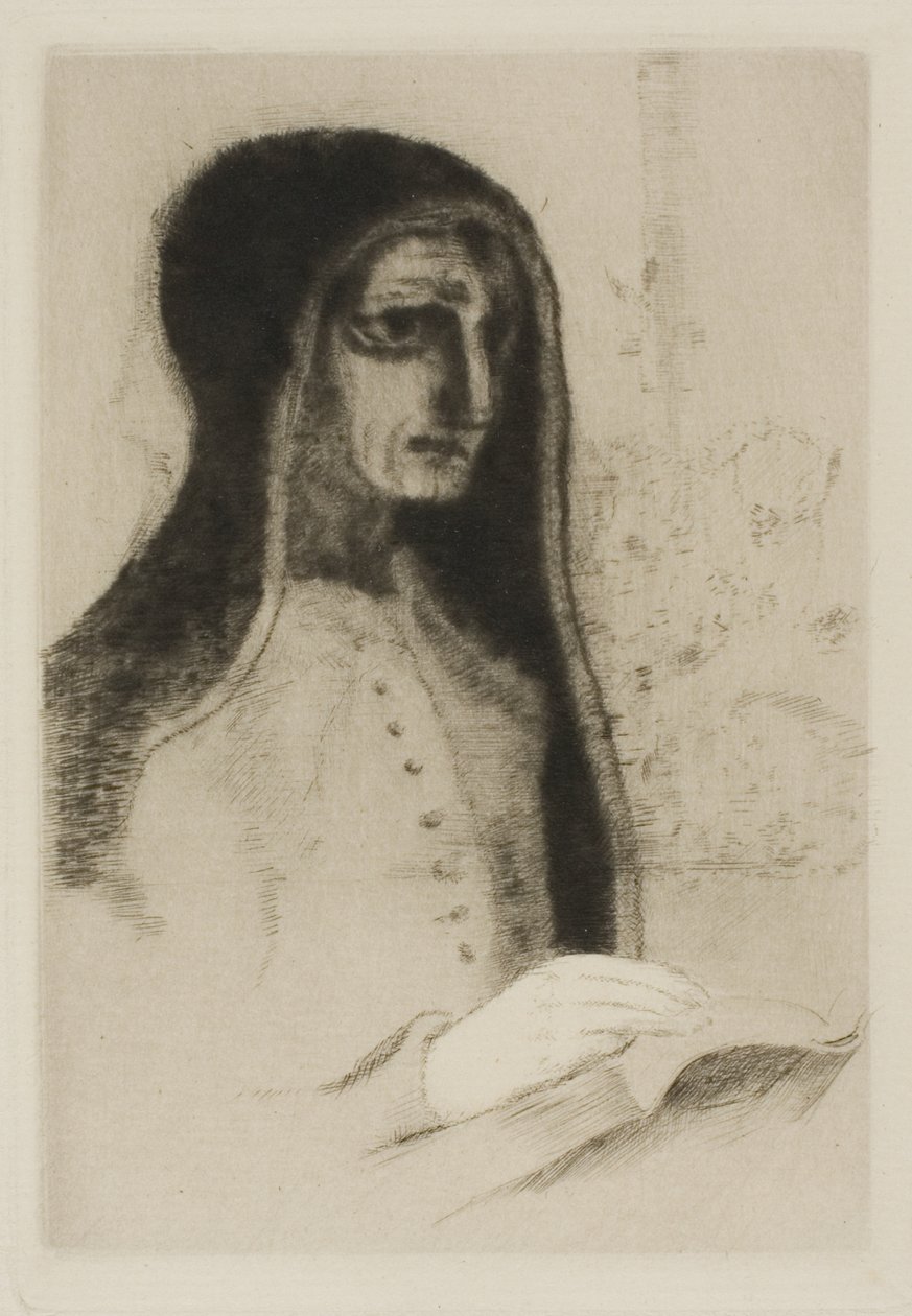 Kitap (Aziz Teresa) by Odilon Redon