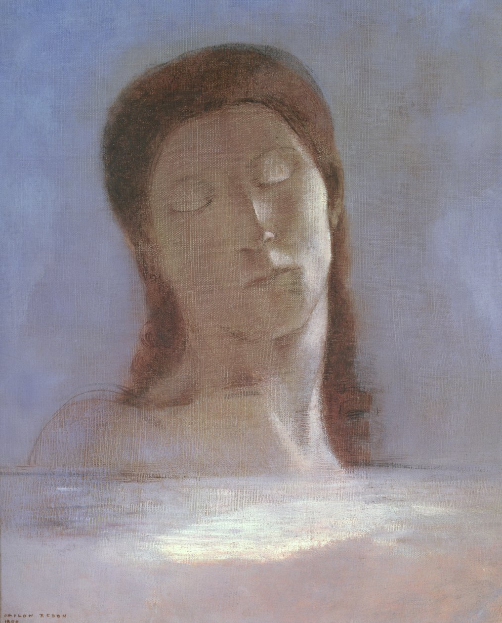 Kapalı Gözler by Odilon Redon